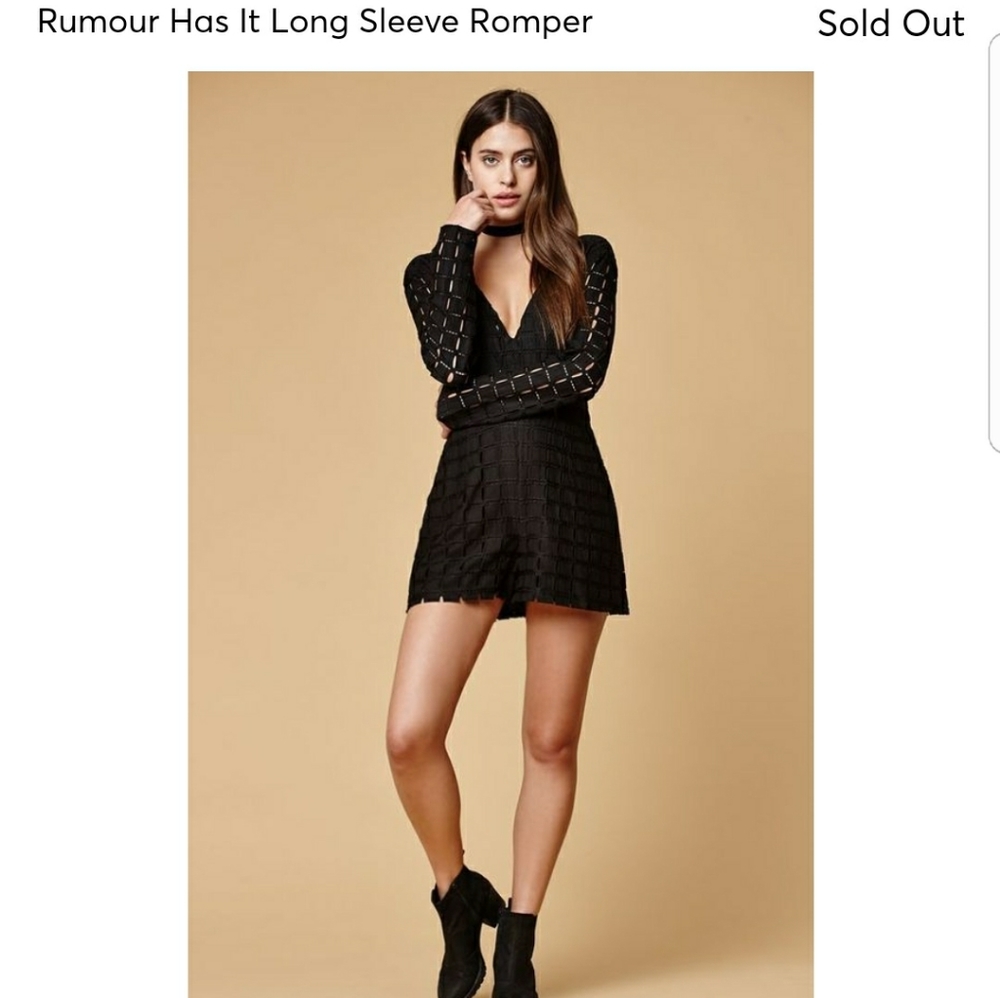 NWOT Minkpink romper playsuit